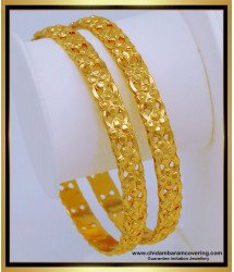 BNG583 - 2.10 Size Latest Bangles Design Gold Plated Guaranteed Artificial Bangles for Daily Use