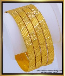 BNG632 - 2.4 Size South Indian 1 Gram Gold Plated Bangles Online Shopping 