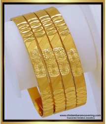 BNG633 - 2.4 Size Latest Model Gold Plated Imitation Bangles Buy Online