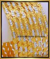 First Quality Rhodium Polish Gold Bangles Set