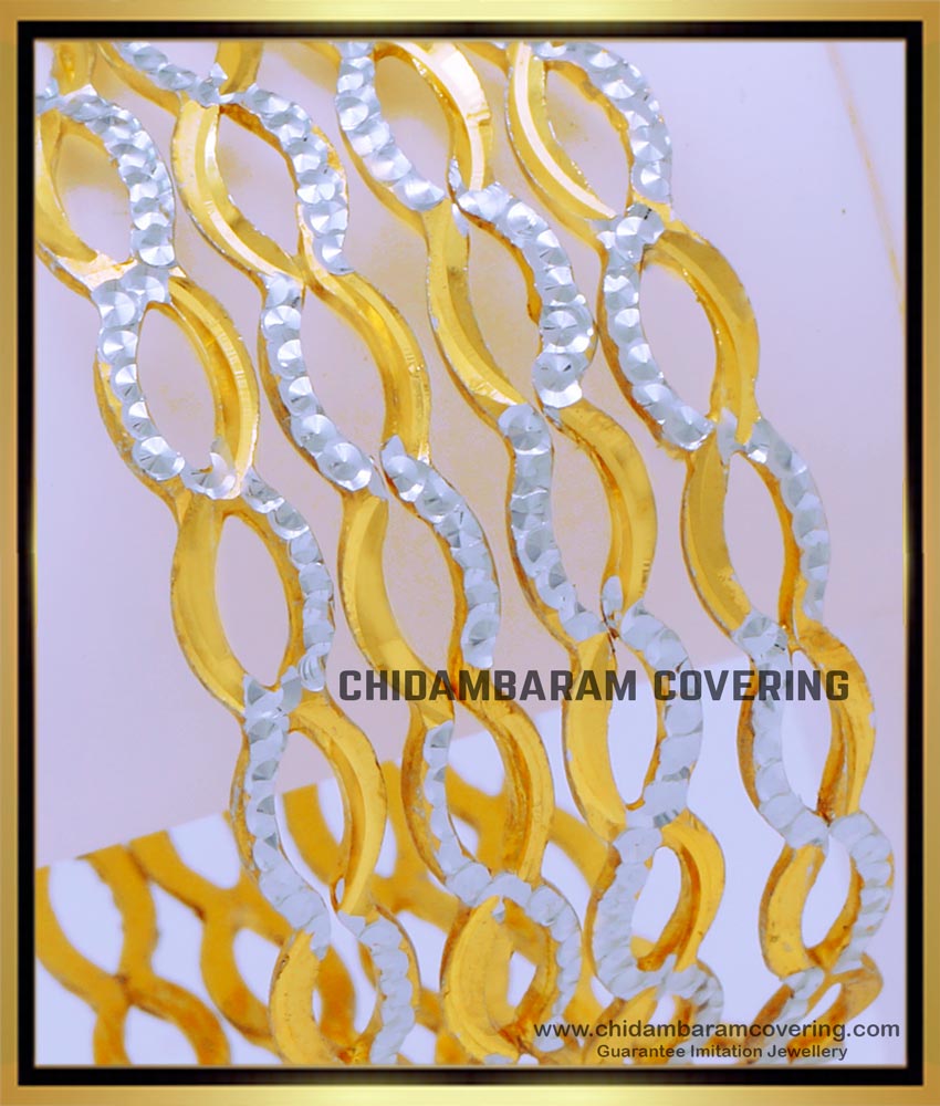 Elegant White Gold Bangles Designs for Wedding