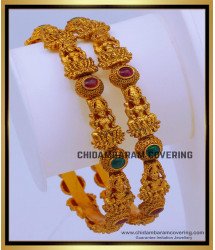 BNG697 -2.8 Size First Quality Antique Temple Jewellery Bangles Set Online