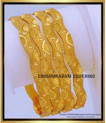 BNG702 - 2.4 Size Gold Look 1 Gram Gold Plated Bangles Online Shopping