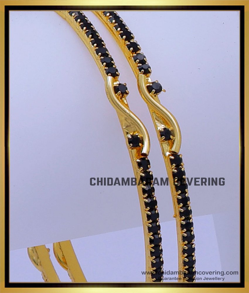  Black stone bangles for wedding, black bangles, gold plated bangles, one gram gold jewellery, stone bangles set, stone bangles designs with price