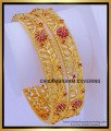 White Stone Bangles Gold,1 gram gold plated bangles, latest gold stone bangles designs, one gram gold jewellery,  stone bangles set, stone bangles designs with price