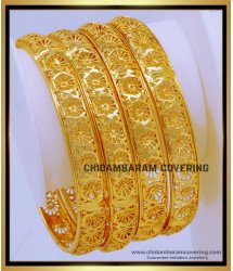 BNG736 - 2.8 Size Gold Bangles Design Gold Plated Bangles Online Shopping