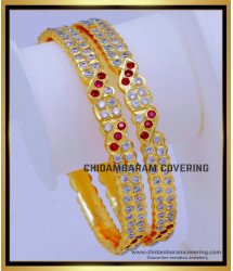 BNG740 - 2.10 Traditional Gold Bangles Design Impon Bangles Online Shopping