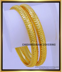 BNG743 - 2.8 Size Gold Forming Daily Wear Gold Bangles Design for Women 