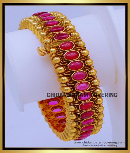 BNG747 -2.6 Size Premium Quality Latest Screw Type Gold Kada Bangles for Ladies