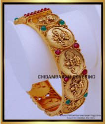 BNG750 -2.6 Size Premium Quality Antique Lakshmi Bangles Gold Kada Design 