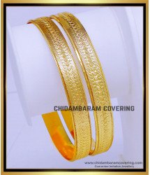 BNG753 - 2.8 Size Daily Wear Plain 1 Gram Gold Bangles for Women 