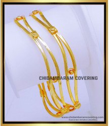 BNG759 - 2.6 Size New Model Office Wear Casual Daily Wear Gold Bangles