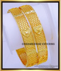 BNG769 - 2.8 Size Wedding Bangles Daily Wear 1gm Gold Plated Bangles 