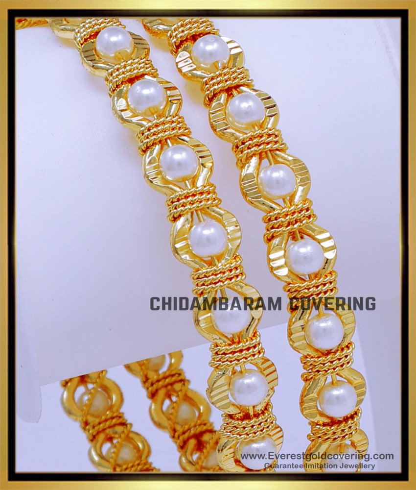 one gram gold jewellery online, imitation jewellery website, one gram gold jewellery online, 1 gram gold plated jewellery, 1 gram gold jewellery, pearl bangles, traditional pearl bangles, Traditional pearl bangles in india,