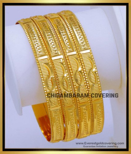 BNG798 - 2.8 Best Gold Bangles Designs for Daily Wear Online 