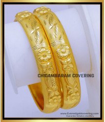 BNG800 - 2.6 Size Light Weight Bangles Design Gold Forming Jewellery