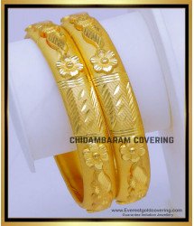 BNG801 - 2.8 Size One Gram Gold Forming Jewellery Bangles Design