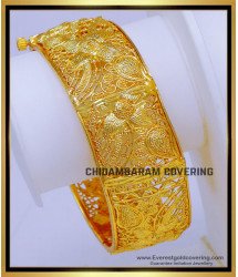 BNG809 - 2.6 Bridal Jewellery Screw Type Kada Gold Bangles Designs