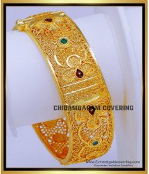 BNG810 - 2.6 Beautiful Gold Design Screw Kada Bangle for Women