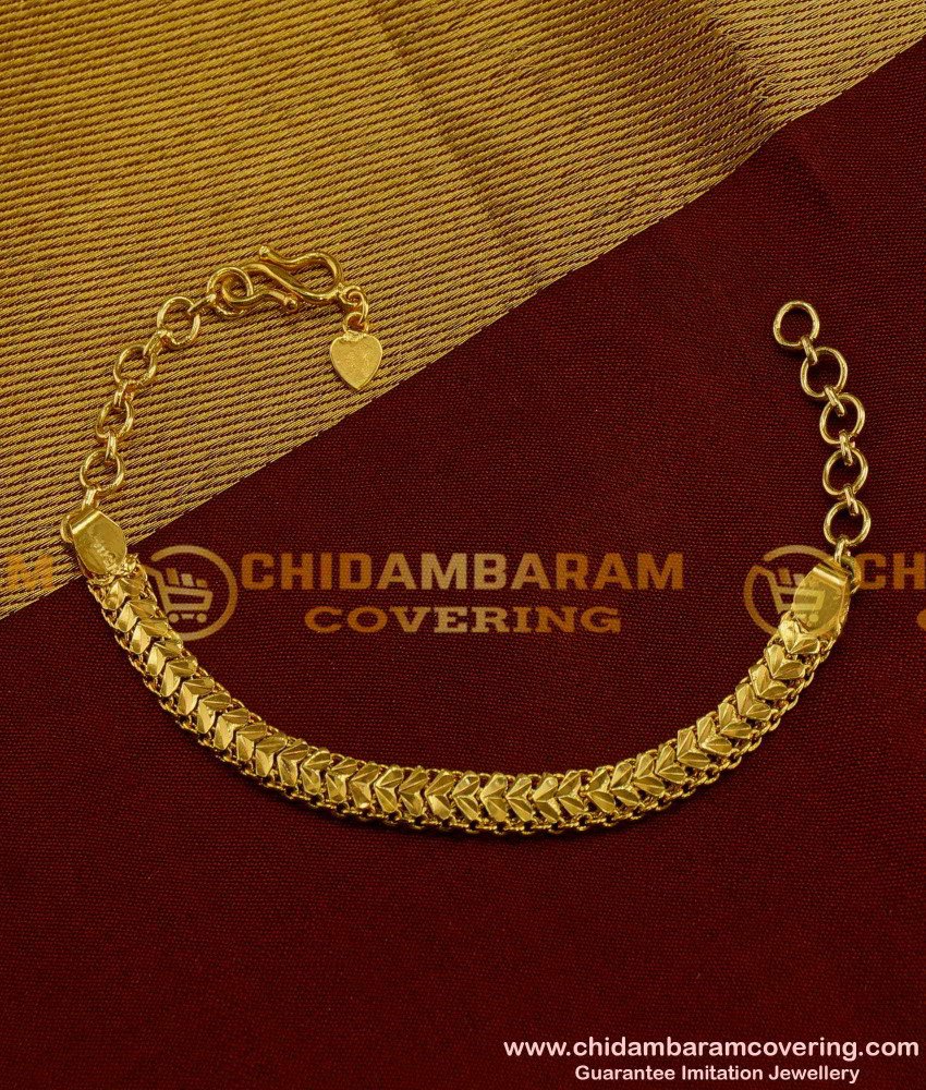 BCT006 -1 Gram Gold Link Chain Bracelet for Men & Women At Low Price Buy Online