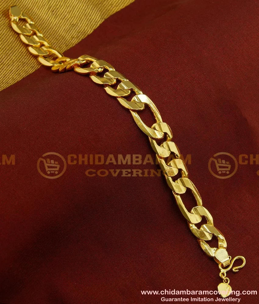Bracelet Figaro Chain gold plated or doublé Men Women, € 34,95