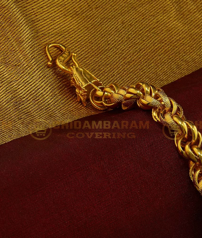 Heavy Big Gold Plated Cuban Curb Chain Link Men's Bracelet 24mm Wide  7.9-9.2