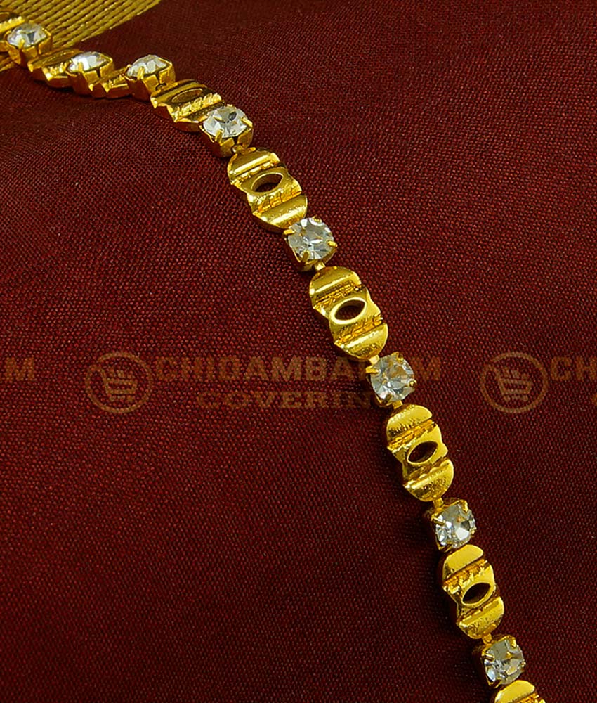BCT120 - Designer Diamond Bracelet Design Gold Plated Bracelet for Ladies  