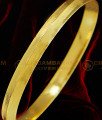 BCT122 - 2.10  Size One Gram Gold Plated Daily Wear Gold Kada Design Plain Gold Kappu for Men 