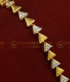 BCT138 - Stylish Modern Diamond Design Rose Gold Hand Chain Design Bracelet for Women