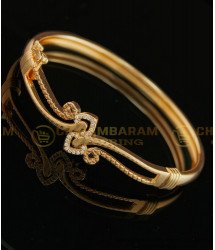 BCT160 - 2.8 size Beautiful and Colorful Rose Gold Bracelet for Women 