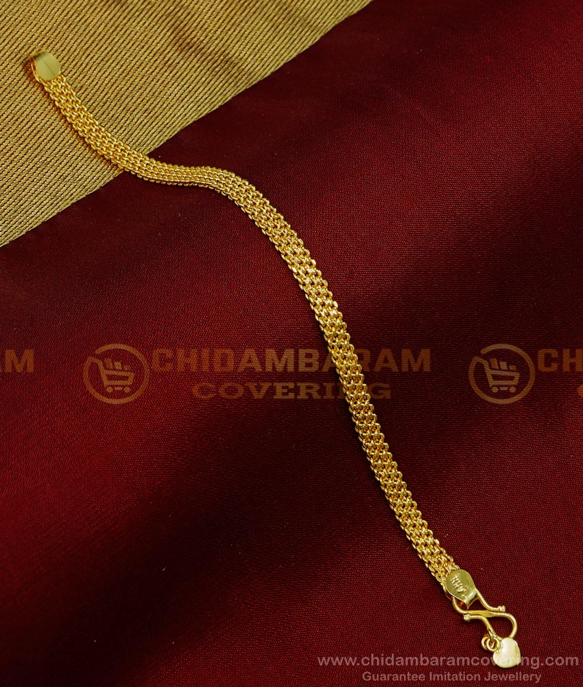 BCT165 - Gold Plated Delhi Chain Bracelet for Men & Women at Low Price Buy Online