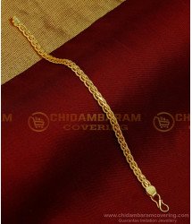 BCT166 - Gold Plated Jewellery Thin Gold Bracelet for Men 