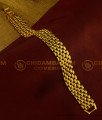 BCT173 - Real Gold Design Watch Type Broad Men’s Bracelet Gold Plated Fashion Jewellery Online