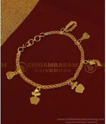 BCT195 - Trendy Gold Plated Popular Hanging Bracelet Teenage Bracelet Online