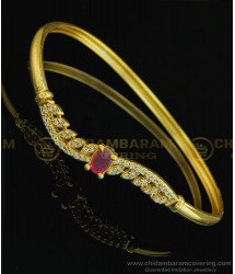 BCT211 - 2.6 size Elegant Gold Bangle Type Open Kada Design Bracelet for Teenage Girls 