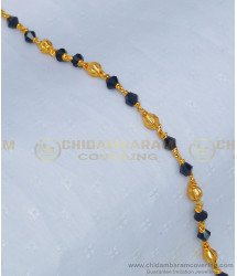 BCT222 - Traditional Gold Design Black Beaded Bracelet Karimani Bracelet for Ladies  