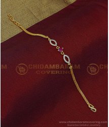 BCT264 - Latest Gold Design Stone Bracelet 1 Gram Gold Plated Stylish Hand Bracelet for Girls