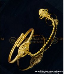 BCT268 - 2.6 size Modern Adjustable Finger Ring with Bracelet Gold Plated Guaranteed Jewelry 