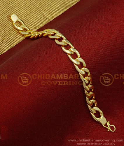 BCT274 - Traditional Gold Design Link Chain Men Wedding Bracelet Buy Online