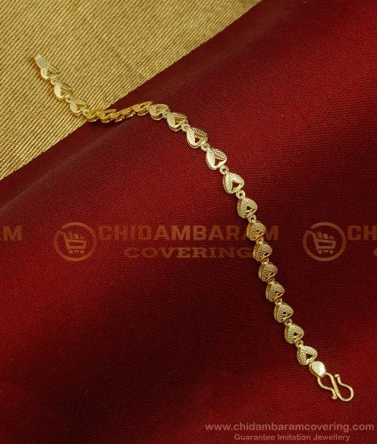 1 Gram Gold Plated Leaf Pokal Extraordinary Design Bracelet For Men - Style  C896 at Rs 2650.00 | गोल्ड प्लेटेड ब्रेसलेट - Soni Fashion, Rajkot | ID:  2853254153455