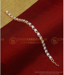 BCT288 - Buy American Diamond Rose Gold Bracelet Best Gift for Female  
