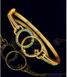 BCT289 - 2.6 size New Model Gold Plated Ad Stone Gold Kappu Bracelet Designs for Girls