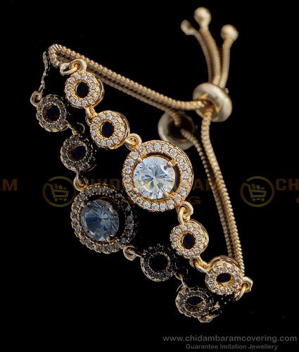 BCT296 - Stylish Rose Gold Western Bracelet Adjustable Chain Bracelet for Ladies 