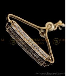 BCT299 - Elegant Rose Gold Party Wear Adjustable Chain Western Bracelet for Girls