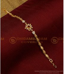 BCT301 - Elegant First Quality Rose Gold Stylish Stone Bracelet Flower Design Ladies Bracelet 