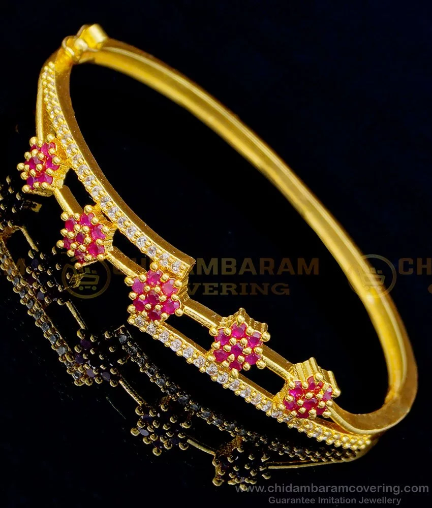 Ladies Fancy Gold Bracelet 18kt / Rani Alankar Jewellers – Welcome to Rani  Alankar