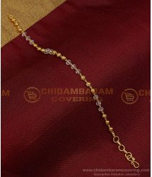 BCT337 - Stylish One Gram Gold Light Weight Crystal Western Bracelet Design for Ladies