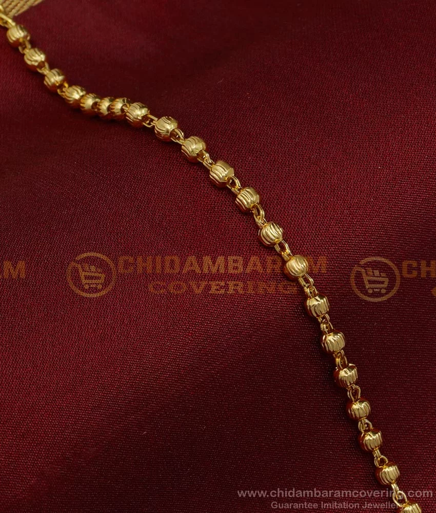 Fluted Chain Bracelet in 18K Yellow Gold, 5mm | David Yurman