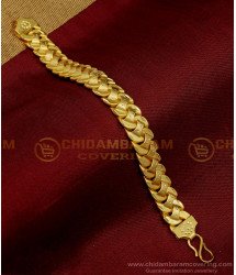 BCT348 - Latest Collection Bracelet Gold Pattern First Quality Forming Gold Men Hand Chain Design