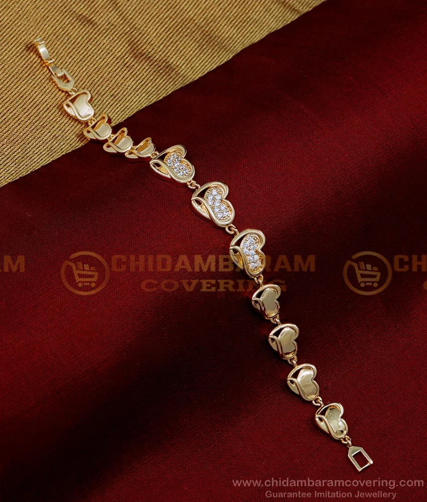 Buy Rose Gold Bracelets for Women by Candere By Kalyan Jewellers Online |  Ajio.com